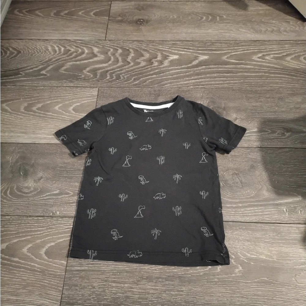 Black Kids T-Shirt with Fun Print